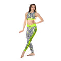 zebra yoga leggings and top