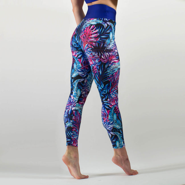 Graffiti Color Block Print Butt Lifting Yoga Pants High - Temu