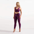 burgundy gym leggings