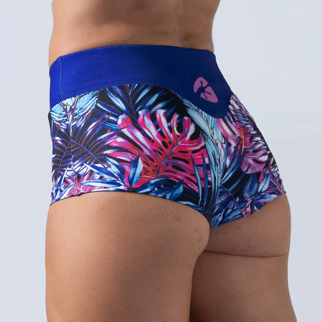 colorful women's compression shorts
