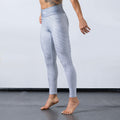 gray high waisted workout leggings