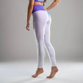 purple white workout leggings